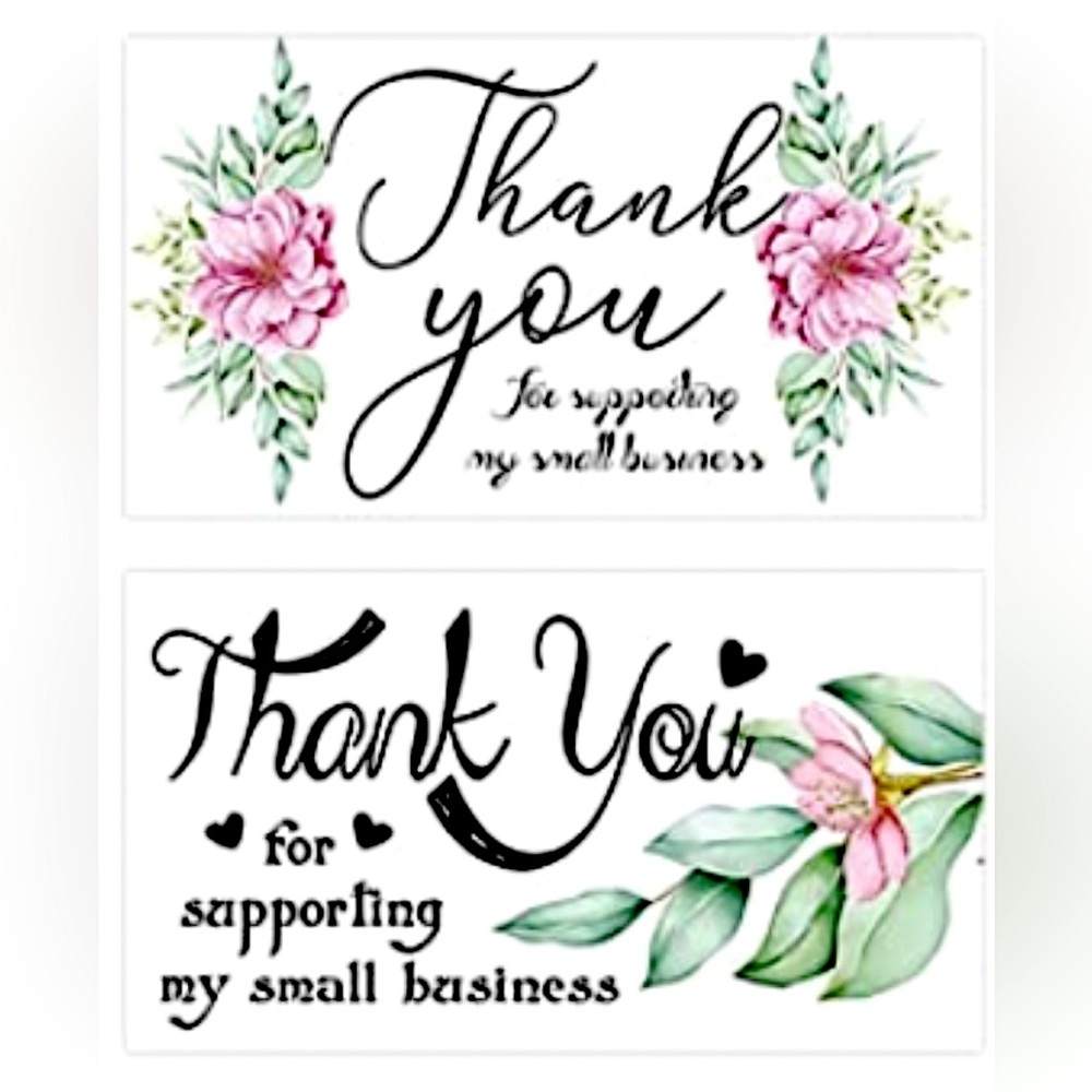 30 PCS “Thank you” Cards / Two Designs
